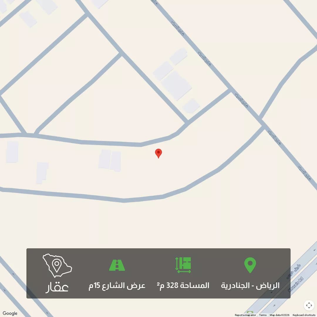 أرض للبيع في حي الجنادرية, مدينة الرياض, منطقة الرياض