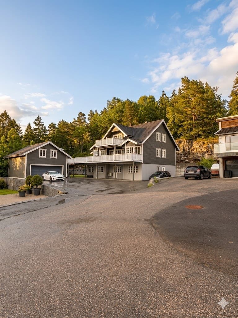 Privat Hus med 3 boenheter til leie - perfekt for firmaer - leies ut møblert