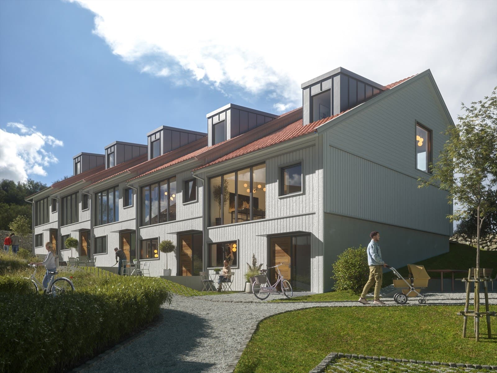 Base Bolig AS Gausel- Flotte rekkehus med 4 soverom-