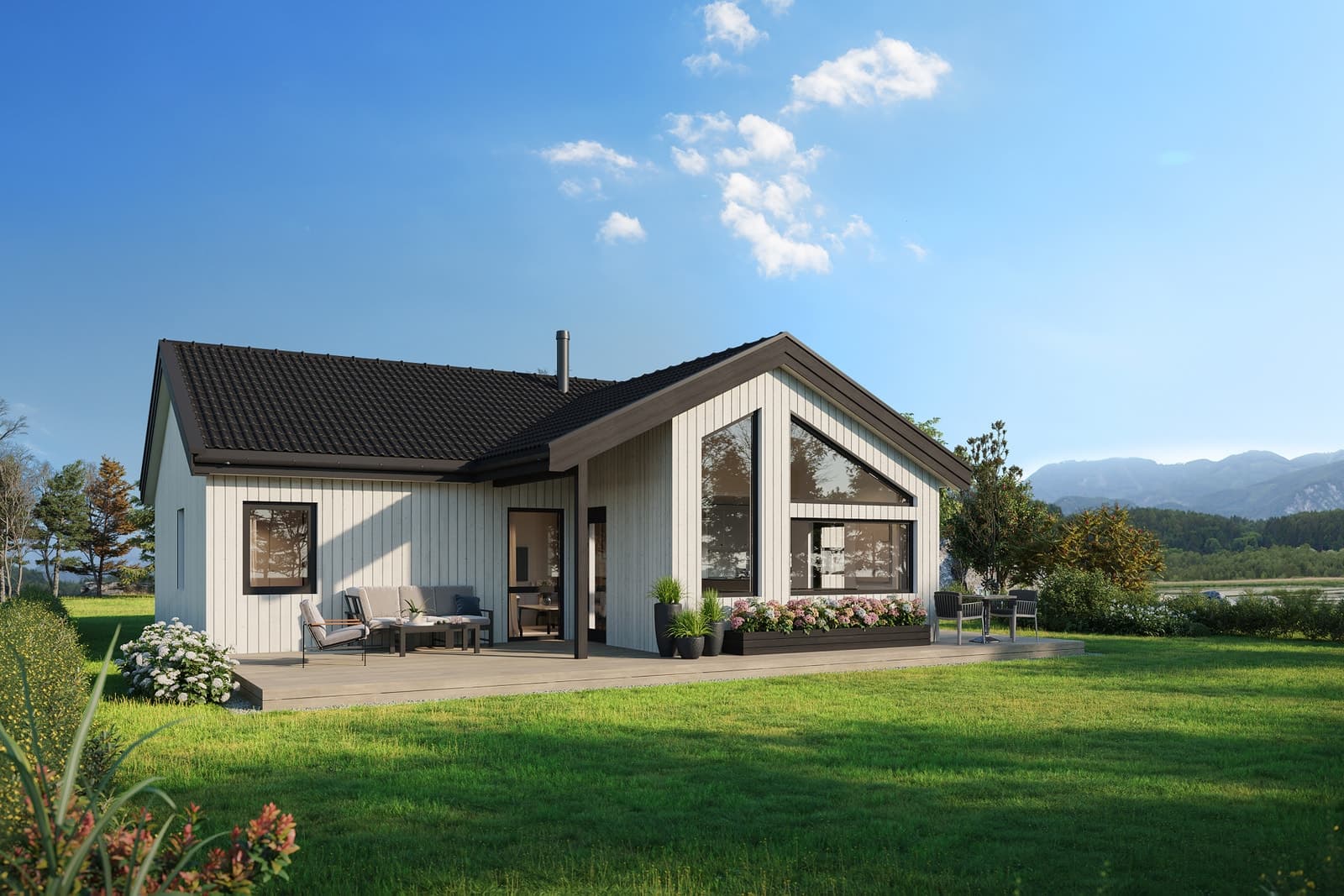 Holsjø AS Malangseidet - Bygdin - Ny arealeffektiv enebolig med 3 soverom og 2 bad Balsfjordveien 836, Meistervik 102 m² 4 850 000 kr Totalpris: 4 975
