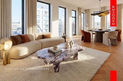 3 rooms, 96.3 m² - Uus-Volta 7-46, Kalamaja, Põhja-Tallinn, Tallinn