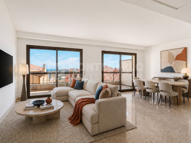 Elegant 1-Bedroom Apartment with Terraces at Beverly Palace, Monaco