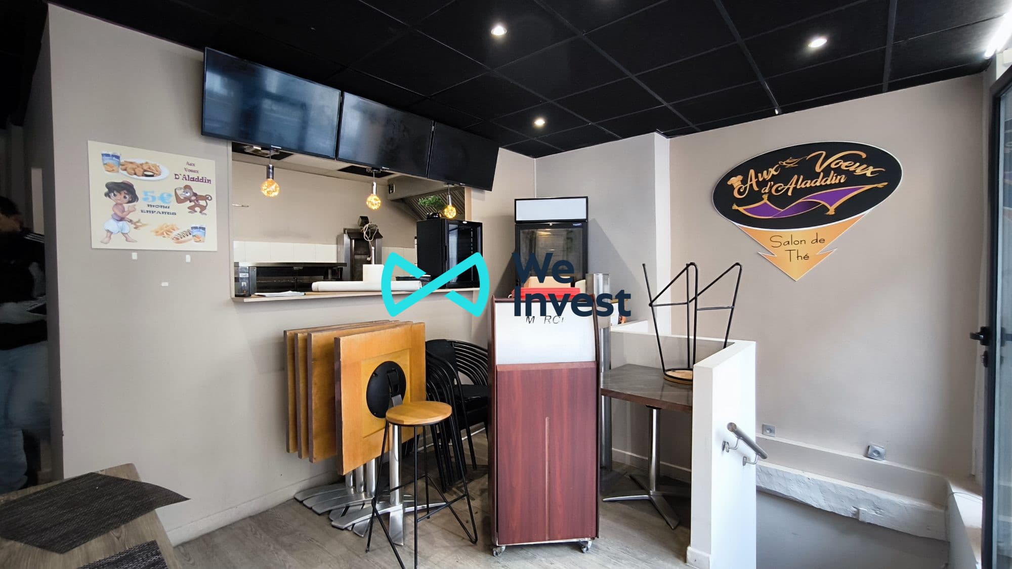 Local commercial loué à Pau 51 m2