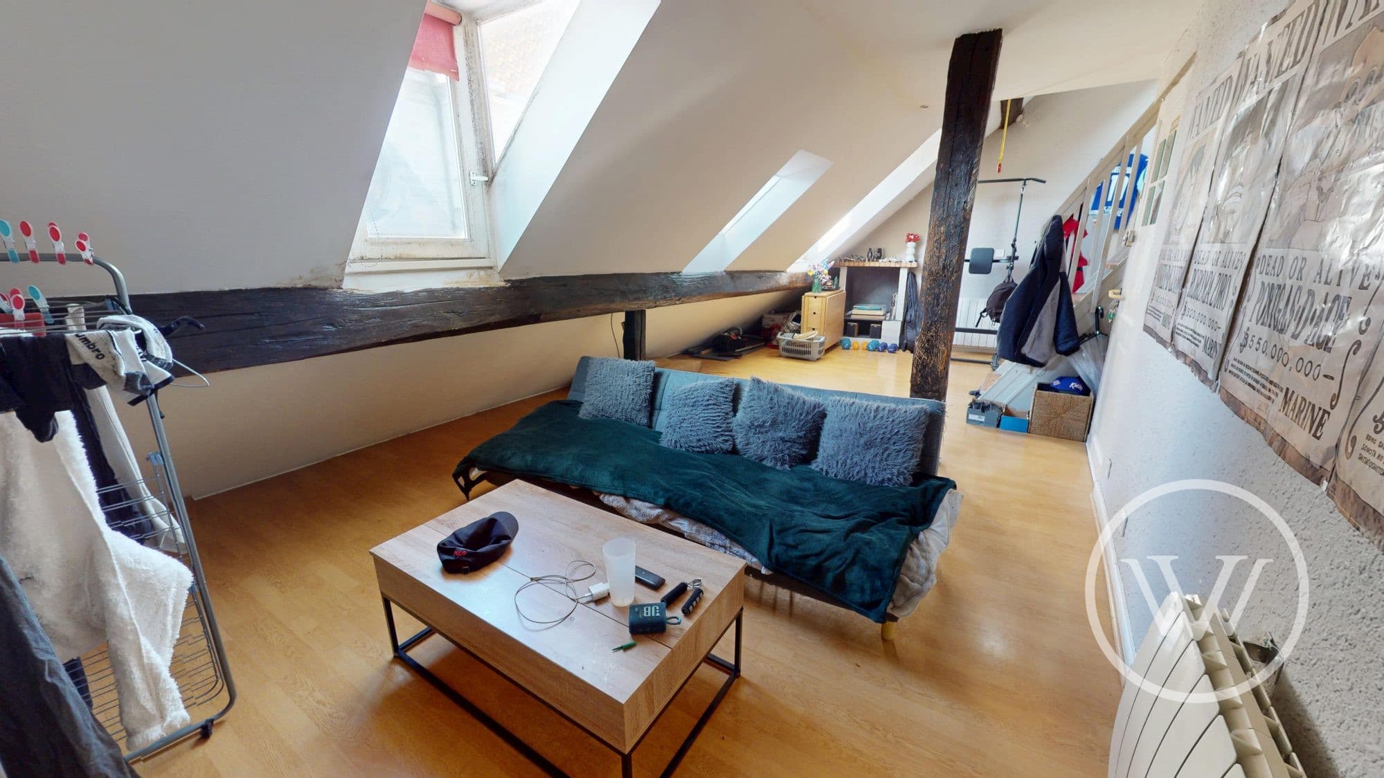 Duplex quai veil picard loué