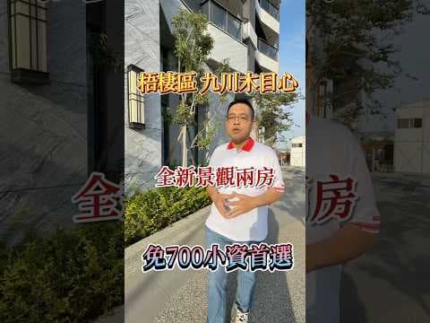 【凱心成家】不用七百萬｜全新交屋｜九川木目心視野兩房車位