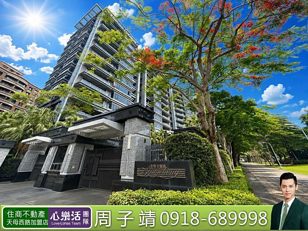 🌳【忠泰建設精品】大直重劃區・公園第一排綠景豪邸｜千坪基地