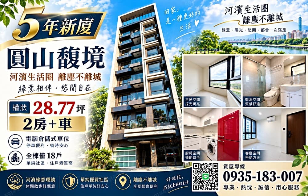 📢大降價!!!✅5年新屋🍀2房+車👉出價就談~
