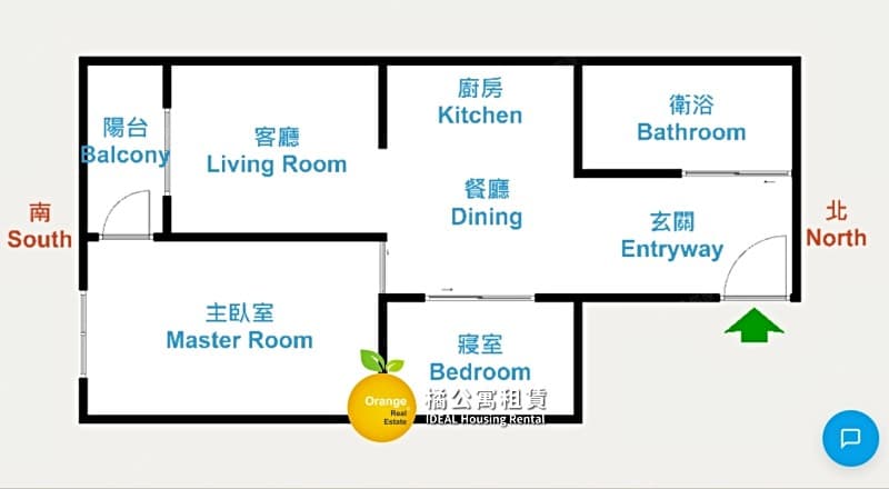 🍊民族大樂河堤世界精緻2房