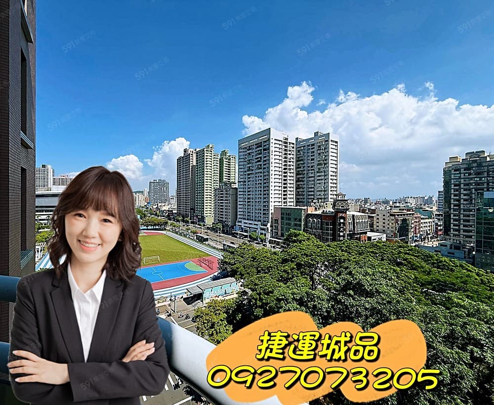 ✨🌈必看~極少釋出!!【捷運城品】公園首排｜巨蛋四房雙平車