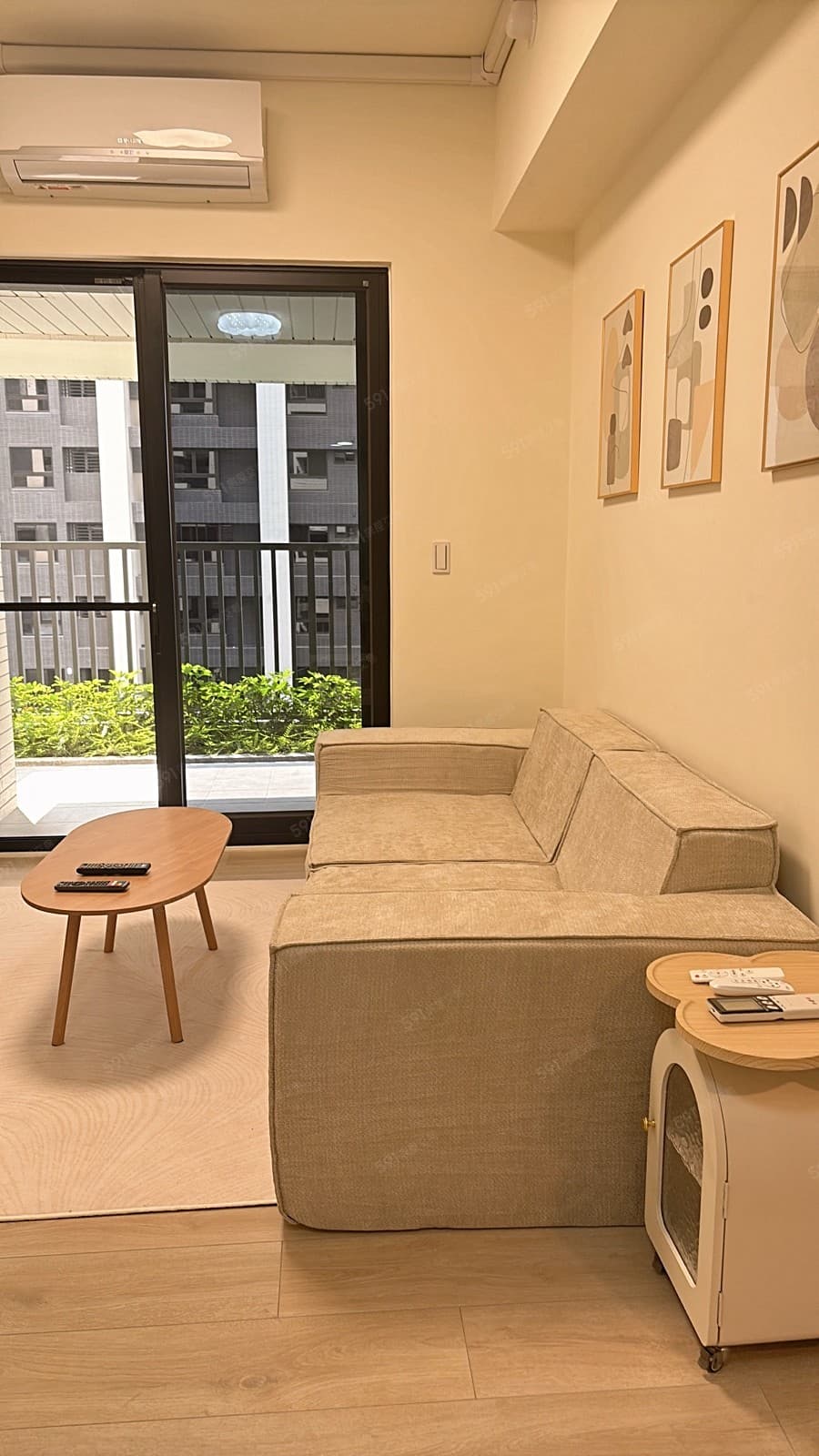 自租//免服務費/橋頭近捷運新宅達麗未來市三房兩廳兩衛兩陽臺