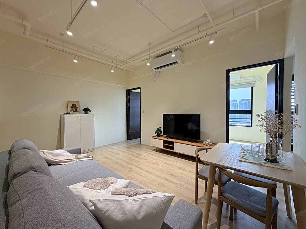 可租補報稅入籍【達麗未來市全新】高樓2房含B1平車