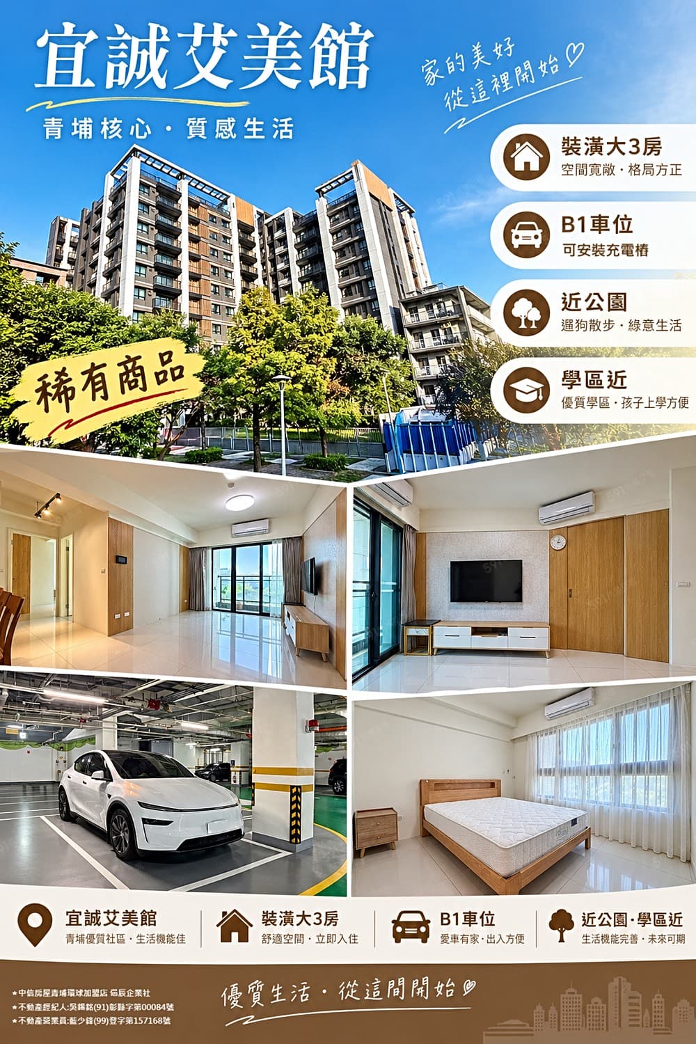 獨家專任我來談🧧青埔A17宜誠艾美館裝潢三房車