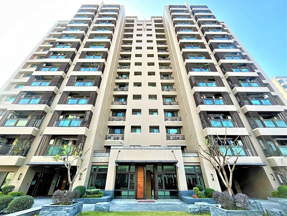 【最完整介紹】太子文化會館・綠意中庭＆市景．三面採光四房平車