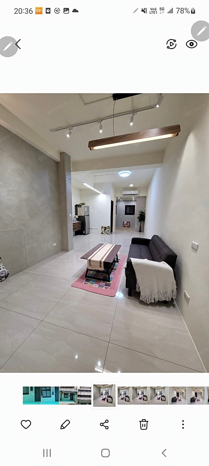 打掉重練，大慶街透天，如新屋般，美美的。