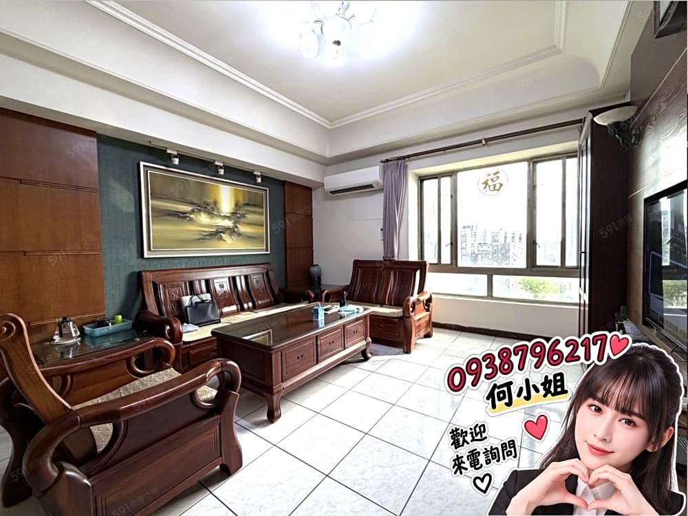 📢室內49.2坪5房車｜羅丹三期｜正樓中樓視野景觀戶
