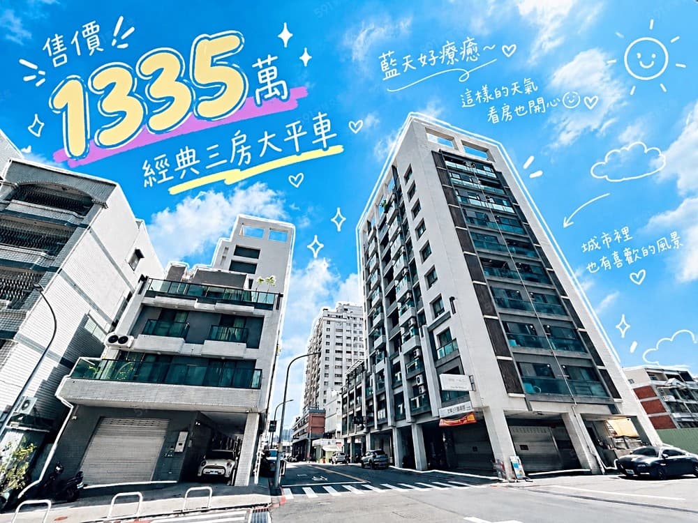 【絕版A案】房仲私藏丨H會館神級高坪效三房+平車
