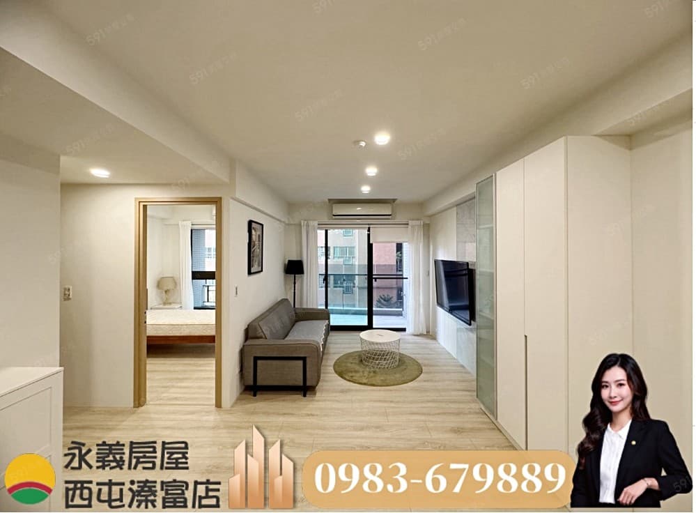 博星美術W|住戶角度帶您看|室內21坪兩房雙衛平車