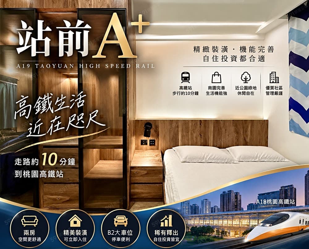 我來談價|青埔站前A+|輕鬆入主裝潢兩房車✈️