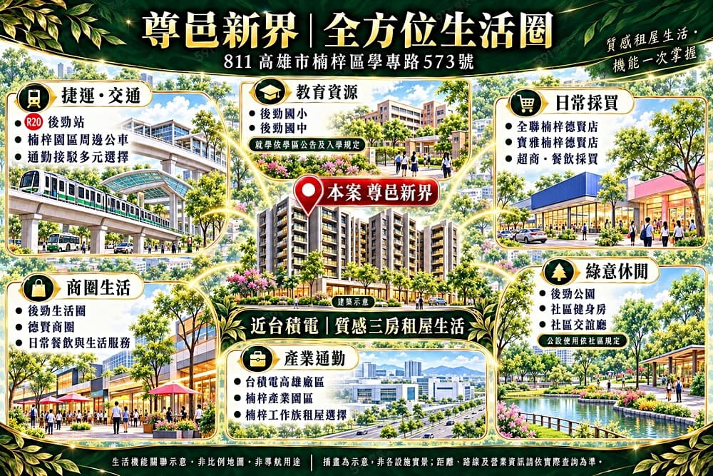 🏡近台積電x可租補・可寵物三房x尊邑新界x質感裝潢