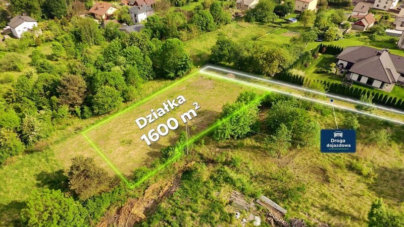Na sprzedaż widokowa działka budowlana w Trzebini o powierzchni 16 ar.