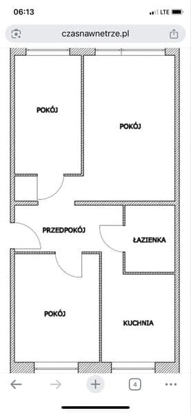 Sprzedam lub zamienie na mniejsze do 35m2 mieszkanie os. Przylesie