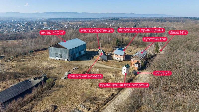 Продаж виробничого приміщення, потужність 630 кВт