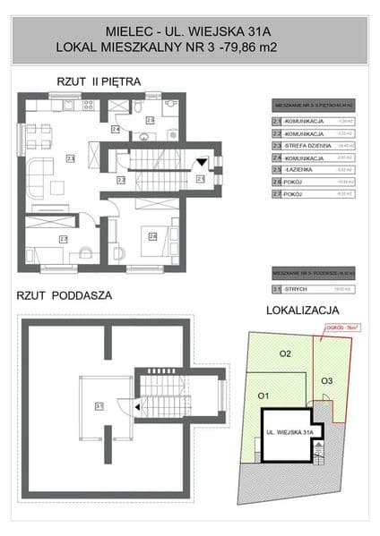 Apartament Wiejska 31A | Lokal Nr 3 (Ii Piętro + Poddasze)