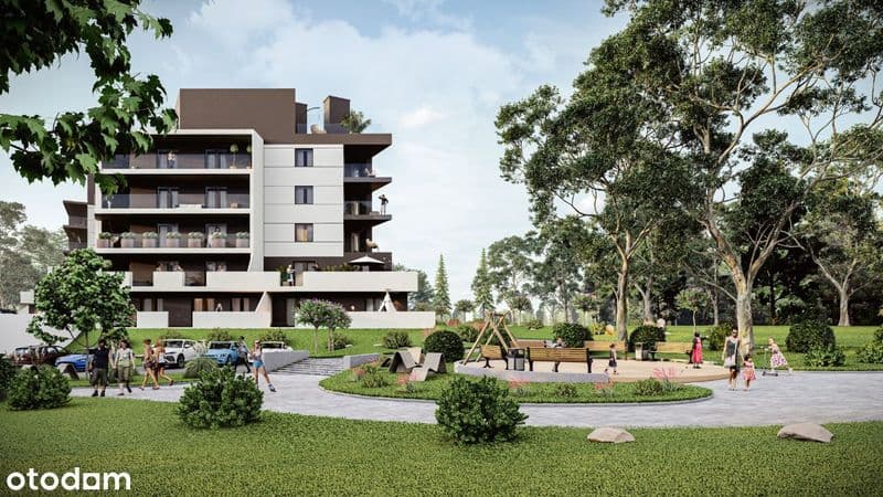 Zielone Tarasy Botanik - 3 pokoje, 70,27 mkw