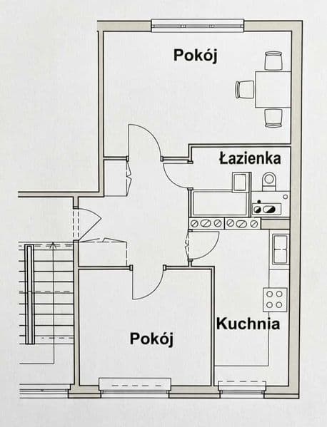 Inwestycyjne: niedaleko SSE, 2 pokoje, 47m2, bezpośrednio,