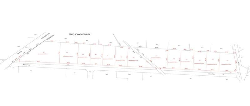 Działka budowlana pod zabudowę jednorodzinną Kutno, Oporowska, Wajdy