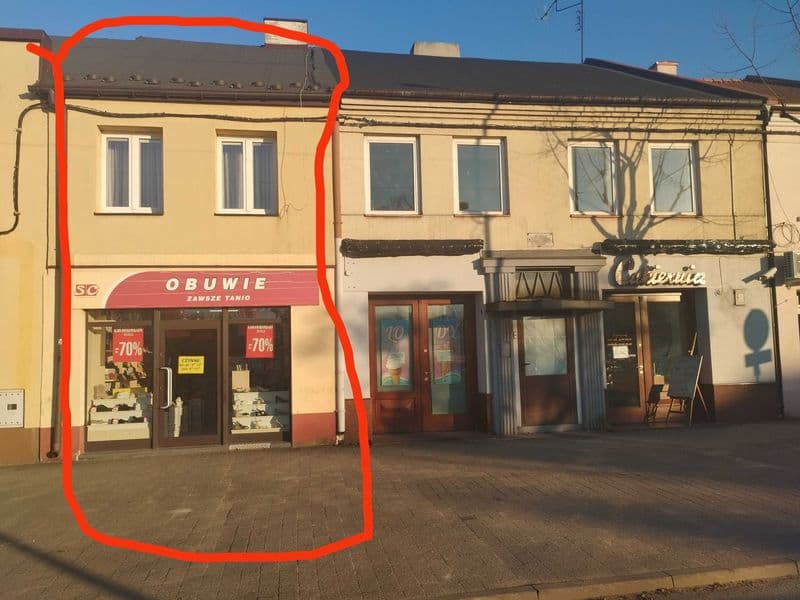 Sprzedam mieszkanie i lokal handlowo usługowy w rynku Łasku.
