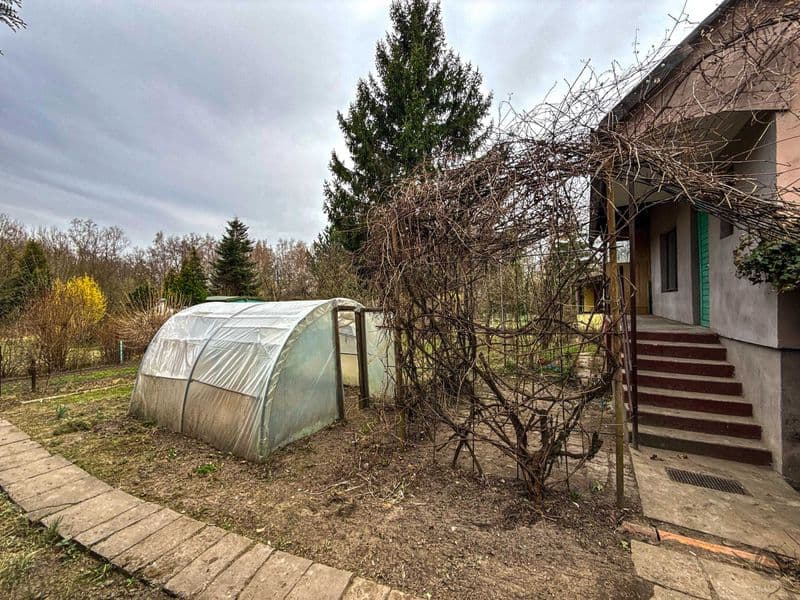 Działka ROD 270 m² Zgierz Wiosny Ludów | Dom murowany | Prąd | Woda | Spokojna okolica