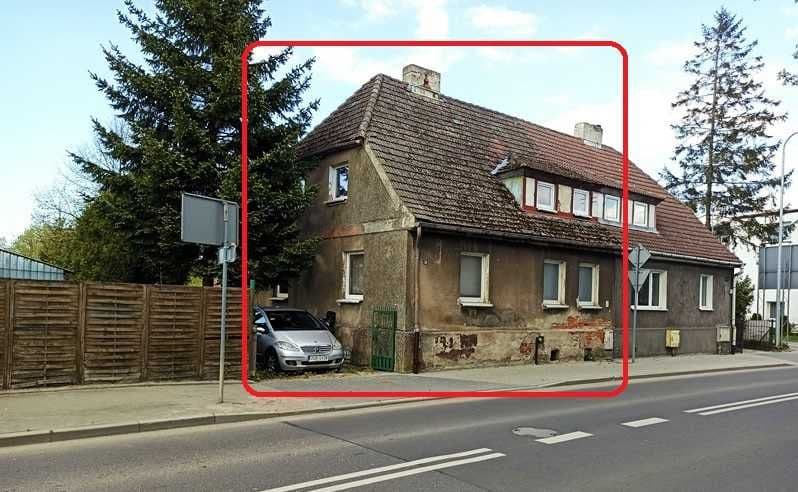 Dom do remontu 148 m², działka 954 m², ul. Chopina, centrum Sławna, WZ na drugi dom