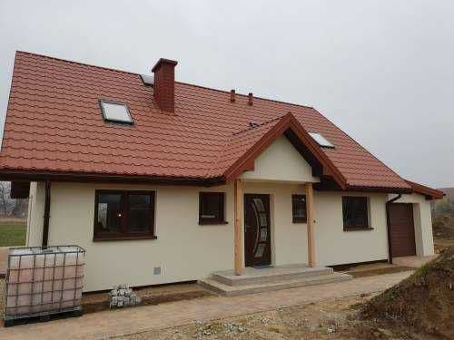 Dom parterowy z użytkowym poddaszem Kamilek 123m2