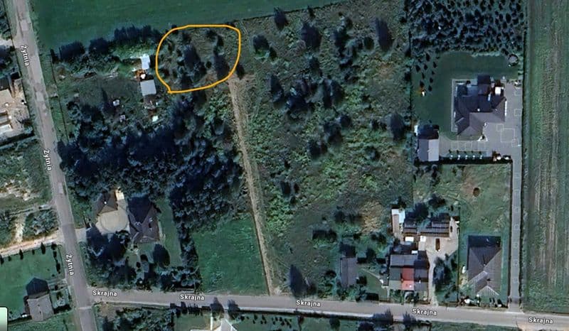 Działka 901m2 skrzynka PGE, warunki zabudowy, odwierty Ozorków ul. Skrajna / Nagietkowa