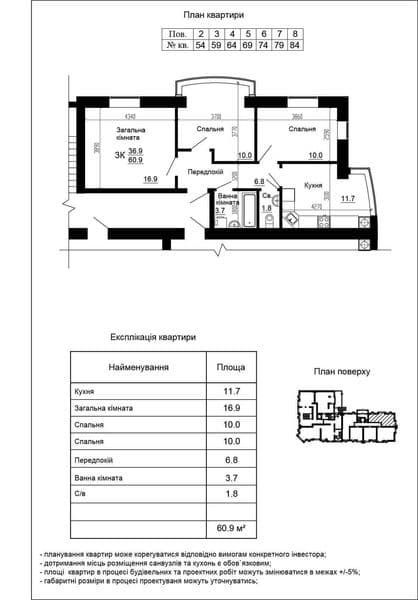 Продаж / ПЕРЕУСТУПКА 3-х к. квартири ЖК Bavaria City