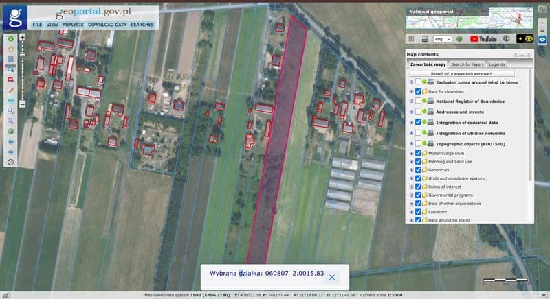 Działka rolno budowlana Skrobów