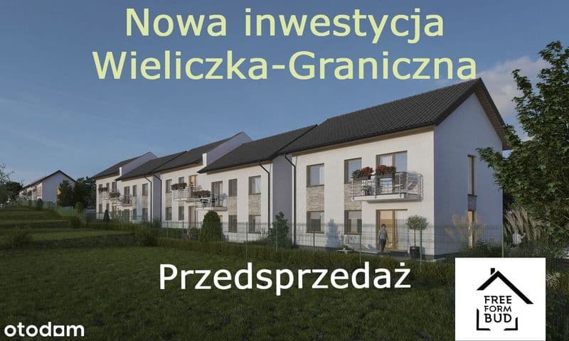 Nowoczesne mieszkanie 53,75 m² z ogródkiem | Wieliczka-Graniczna