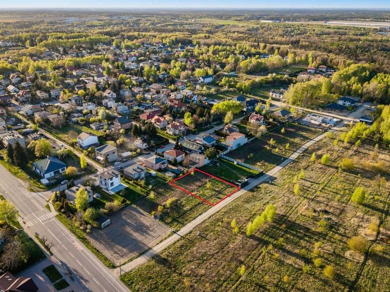 Na sprzedaż działka budowlana z WZ 1000 m²  Zgierz ul. Chotomskiej