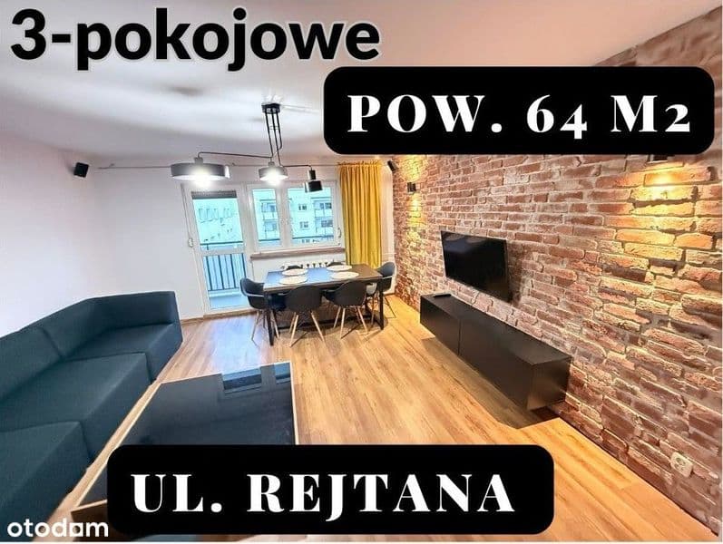 3-pokojowe mieszkanie tuż przy lesie - ul. Rejtana