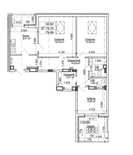 Продаж! 3кім в ЖК Гостомель Residence по СУПЕР ЦІНІ. Оформлення 2%