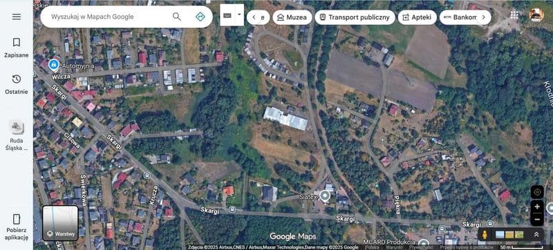 Działka budowlana w Rudzie Śląskiej przy ul. Piotra Skargi