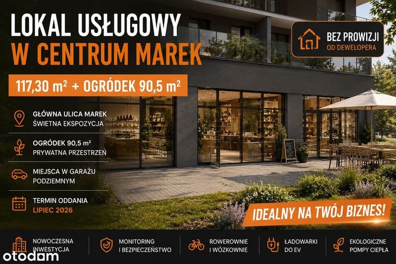 Lokale użytkowe w centrum Marek | Bez PCC | Bez prowizji