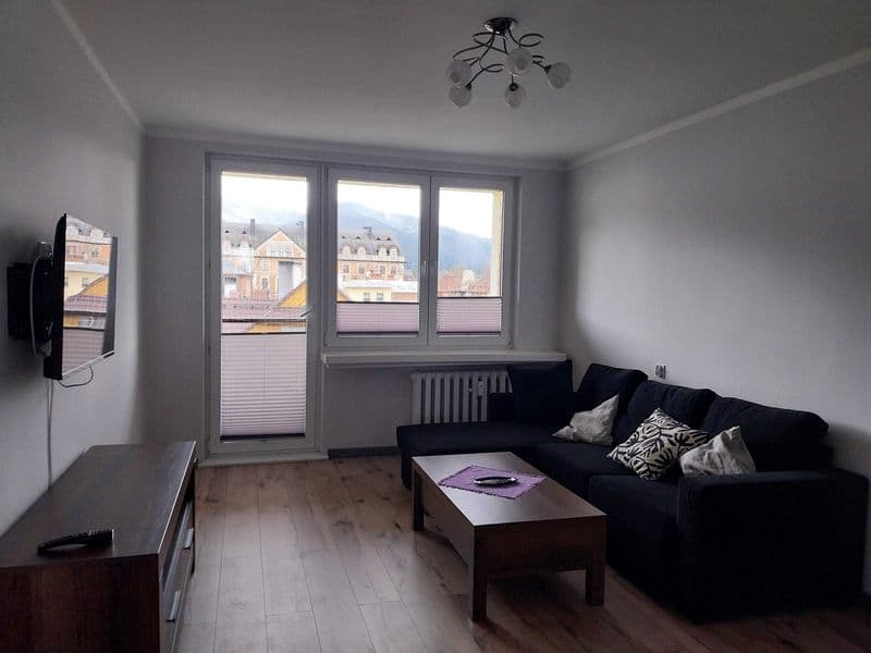 Mieszkanie 46 m² w centrum Zakopanego, blisko Krupówek z widokiem na Giewont