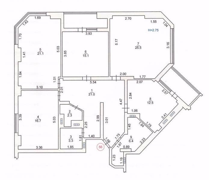 Продам 4х комнатную квартиру