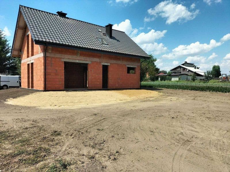 Dom Jarocin NOWY deweloperski stan surowy na działce klienta 140m2 OKAZJA