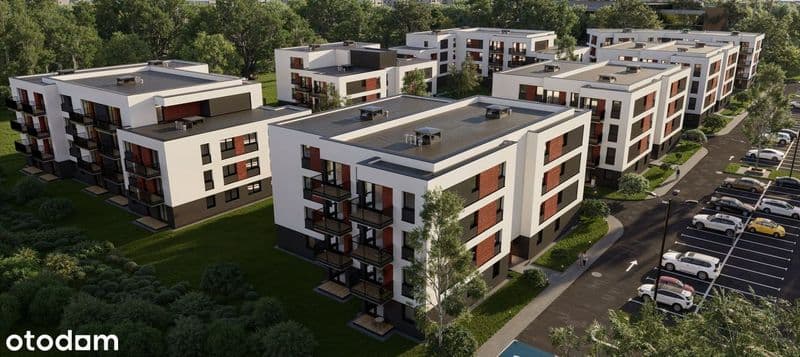 3-pokojowe mieszkanie 58m2 + balkon Bezpośrednio