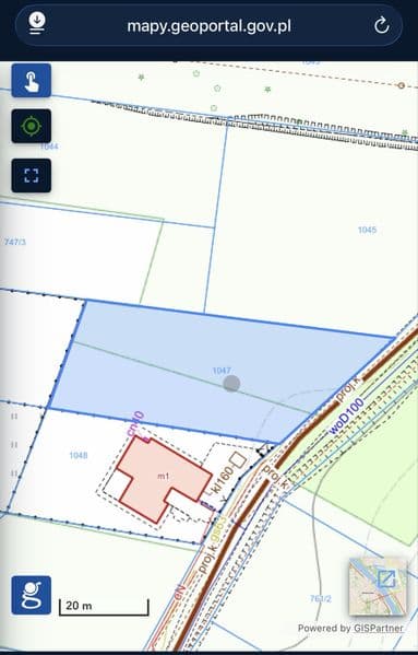 Działka budowlana ul. Pułaskiego 1543m2