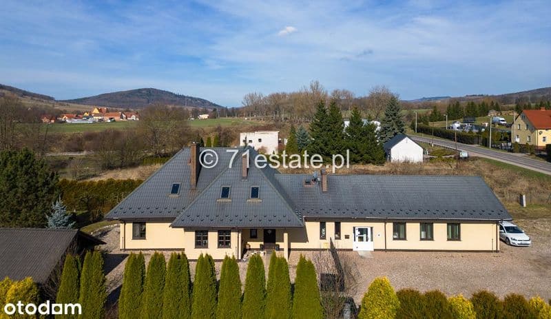Gotowy do biznesu: dom usługowo-mieszkalny 331 m²| parking | Ścinawka