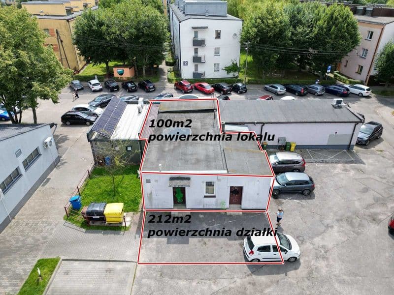 Budynek komercyjny 3-lokale,  100m2 w centrum Bełchatowa